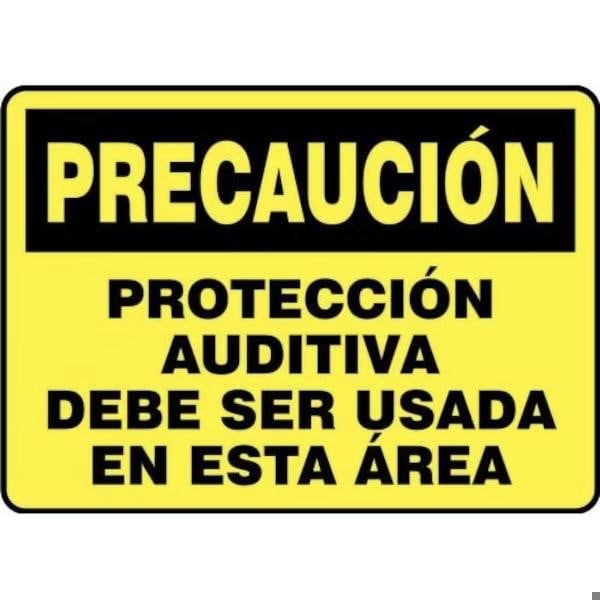 Accuform OSHA CAUTION Safety Sign EAR SHMPPA603XP SHMPPA603XP - main